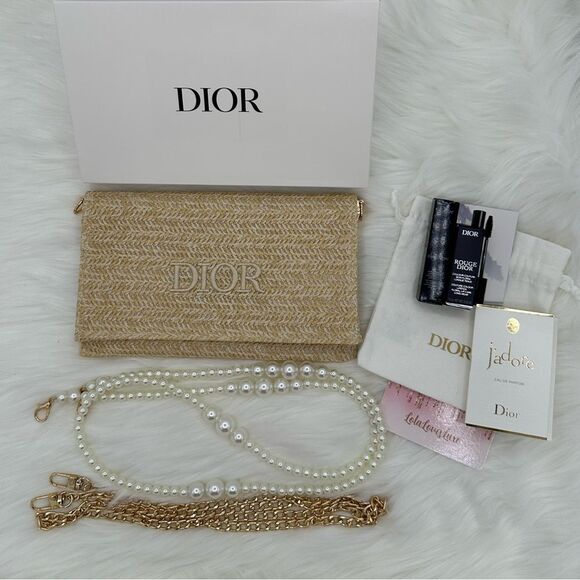 Dior Other - Dior Raffia Pouch